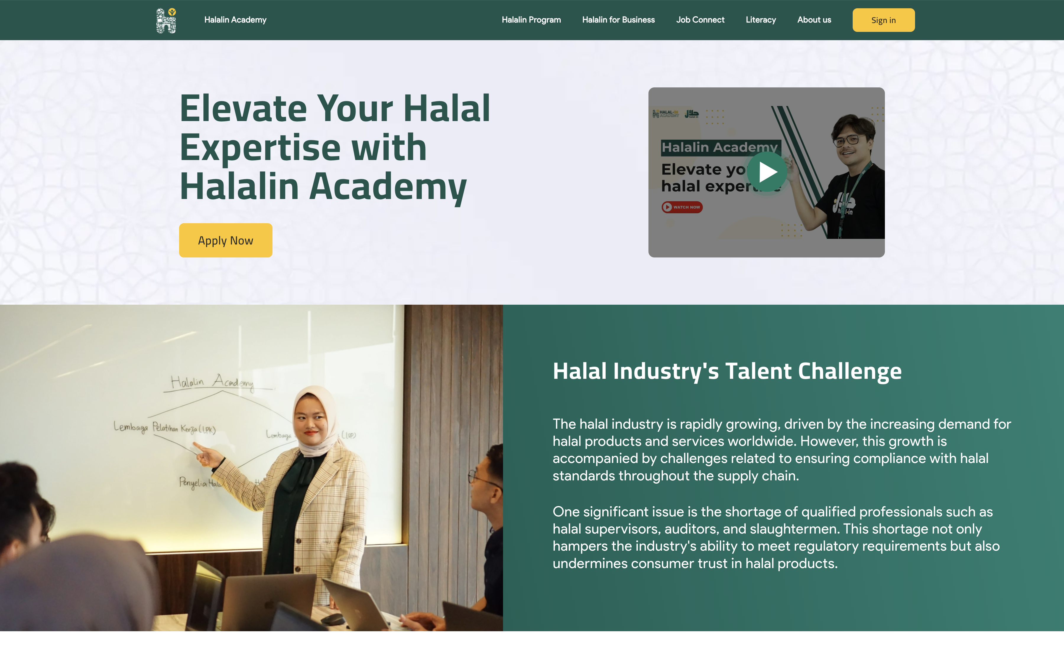 Halalin project backoffice 1
