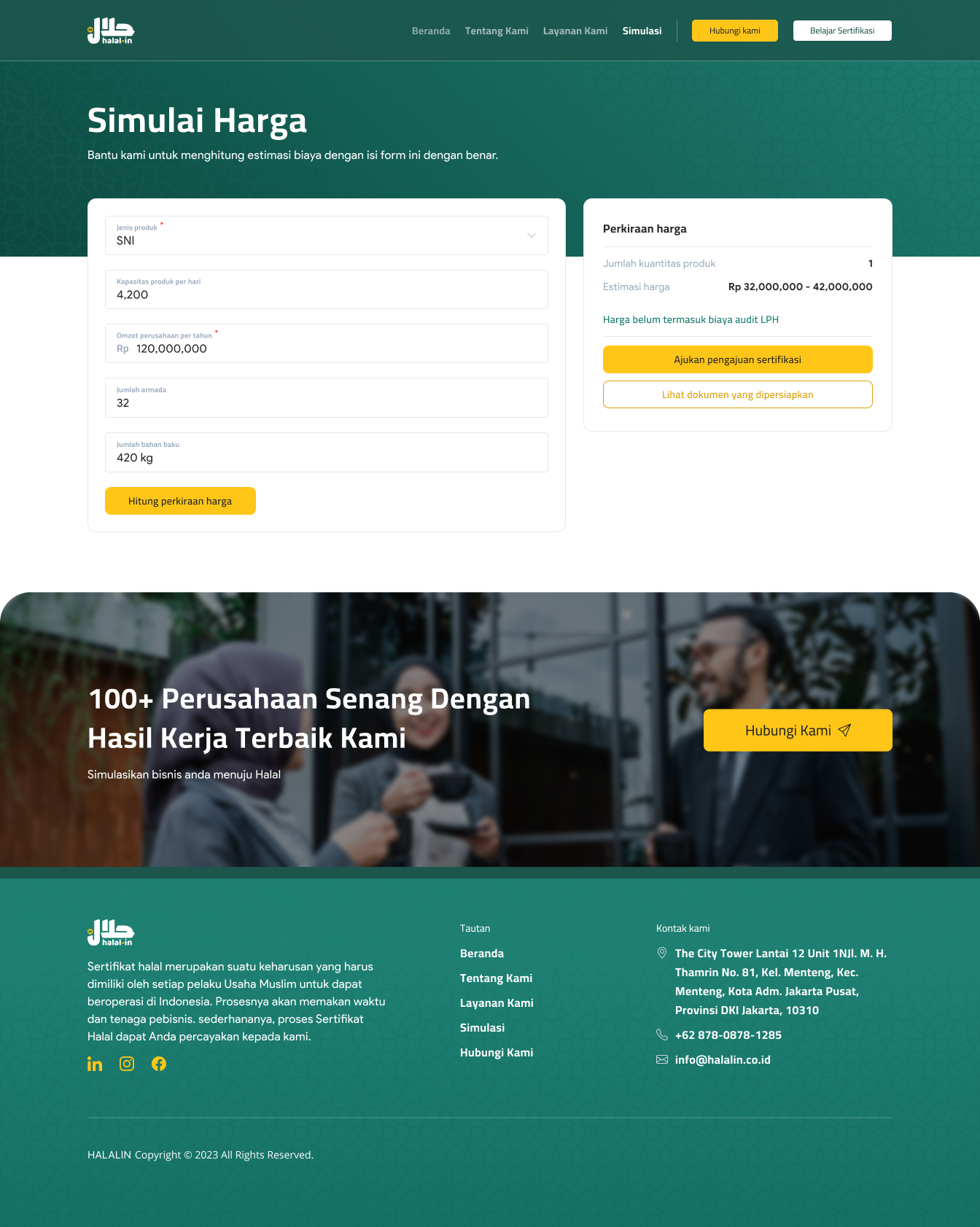 Halalin project backoffice 2