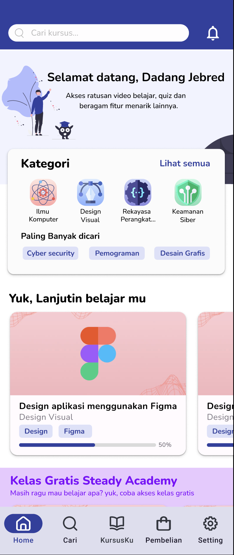 Steady project mobile 1